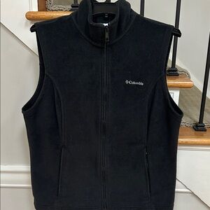 Columbia Black Sleeveless Fleece Vest